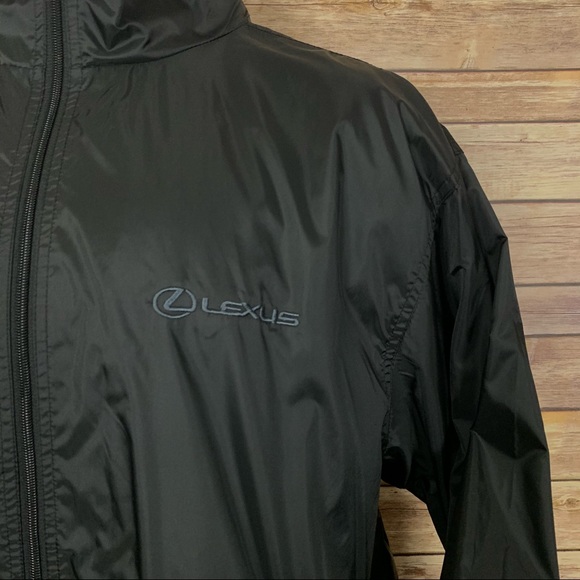 SOLD! Lexus Logo Full Zip Windbreaker by Clique - Picture 8 of 14